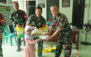 Wujud Kepedulian Kodim Dumai, Santuni 22 Anak Yatim dan Warga Kurang Mampu