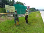 Pengawasan Objek Vital Ditingkatkan, Babinsa Koramil 03/Sungai Sembilan Amankan Fasilitas PGN