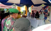 TNI Dukung Program Germas, Penyuluhan Kesehatan Digelar di Sungai Sembilan Dumai