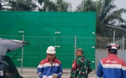 Guna Ciptakan Situasi Kondusif, Babinsa Koramil 03 Pantau Operasional PT PGN Dumai