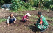 Babinsa Bagan Keladi Gencarkan Patroli Karhutla dan Dorong Warga Manfaatkan Lahan Produktif