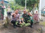Pererat Sinergi TNI-Polri, Polsek Dumai Kota Silaturahmi ke Koramil 01/Dumai