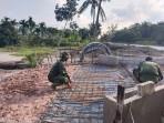 Kodim 0320/Dumai Dampingi Pembangunan Dua Jembatan Armco, Tingkatkan Konektivitas Warga