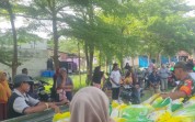 Gerakan Pangan Murah di Dumai Diserbu Warga, Kodim 0320 Salurkan 3 Ton Beras