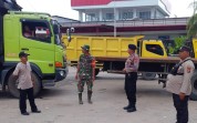 Pos Ramil 02/MK dan Polsek Medang Kampai Monitoring SPBU Mundam, Antrean Kendaraan Normal