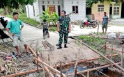 Kodim Dumai Kebut Pembangunan Jembatan Beton, Akses Warga Tanjung Penyembal Segera Lan