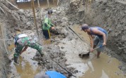 Tingkatkan Konektivitas Wilayah, Kodim 0320 Dumai Lanjutkan Pembangunan Dua Jembatan Armco