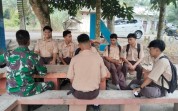 Serda Erwan Sosialisasikan Penerimaan Casis TNI AD 2026 kepada Siswa SMK Negeri 4 Tanjung Penyebal