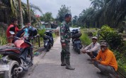Pelda Tarmin Ajak Warga Tidak Membakar Lahan, Koramil 03 Perkuat Pencegahan Karhutla