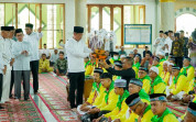 Bupati Rohil Lepas 281 Jamaah Haji Menuju Pekanbaru