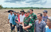 Kodim Dumai Tinjau Lahan Ketahanan Pangan di Tanjung Penyebal