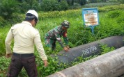 Patroli Gabungan TNI–PHR Jaga Keamanan Jalur Pipa Minyak Sungai Sembilan