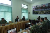 Tim Mabes TNI Evaluasi Penanganan Karhutla di Kodim 0320/Dumai
