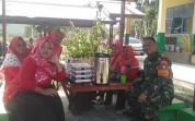 Babinsa Bukit Kapur Kawal Penyaluran MBG, 1.827 Porsi Makanan Bergizi Disalurkan