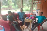 Komsos Koramil 03/Sungai Sembilan Perkuat Kemanunggalan TNI dan Rakyat