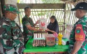 Ringankan Beban Warga, Kodim Dumai Berbagi Sembako di Bukit Kapur