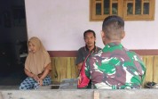 Antisipasi Karhutla, Babinsa Sungai Geniot Patroli Wilayah Rawan
