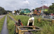 Babinsa Lubuk Gaung Ingatkan Warga Larangan Membakar Lahan