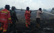 Kodim 0320 Dumai Kerahkan Kekuatan Gabungan Tangani Karhutla di Sungai Sembilan