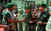 Dandim Dumai Hadiri Tradisi Penyambutan Danrem 031/Wira Bima