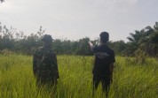 Patroli Karhutla di Lahan Gambut Tanjung Penyembal, Warga Diingatkan Larangan Membakar