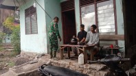 Babinsa Koramil 02/BK Ingatkan Warga Teluk Makmur Tak Buka Lahan dengan Membakar