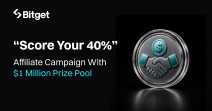 Bitget Launches “Score Your 40%” Affiliate Campaign With $1 Million Prize Pool