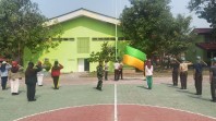 Serda Marwis Latih Paskibraka SMA YKPP Dumai, Tekankan Disiplin dan Ketepatan Gerakan