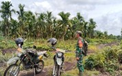 Antisipasi Karhutla, Babinsa Tanjung Penyembal Gencarkan Patroli dan Sosialisasi