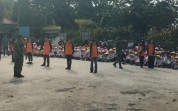 288 Siswa SMPN 3 Dumai Ikuti Pelatihan PBB, Babinsa Bentuk Karakter Disiplin dan Tanggung Jawab