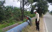 Koramil 01/Dumai Bersama SKK Migas Laksanakan Patroli dan Sosialisasi Keamanan Jalur Pipa