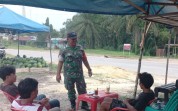 Patroli Terpadu Koramil 02/Bukit Kapur dan PHR Pastikan Jalur Pipa Minyak Aman