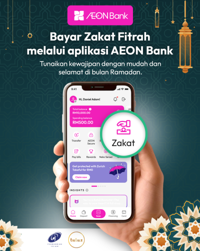 AEON Bank Launches Seamless Zakat Payments for Ramadan Through Partnership with Tulus Digital