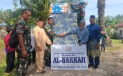 Wujud Kepedulian TNI, Kodim 0320 Dumai Bantu Panti Asuhan Al-Barkah