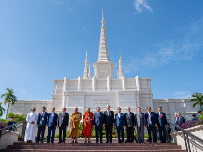 Cambodia Government and Church Leaders Celebrate Opening of Phnom Penh Temple 