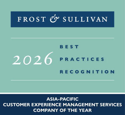 TP named Frost & Sullivan's 2026 Asia-Pacific Company of the Year in Customer Experience Management Services