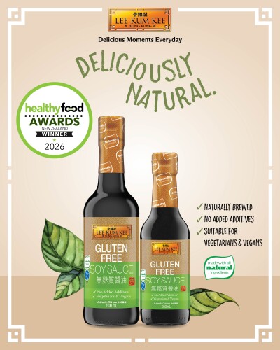 Lee Kum Kee Gluten Free Soy Sauce Wins Healthy Food Guide 2026 Award 
