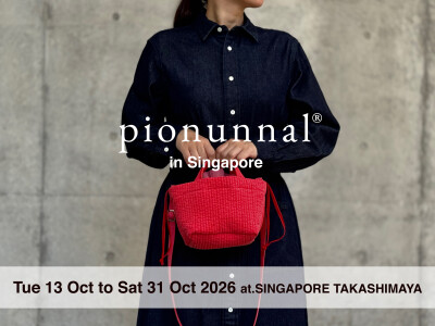 Japanese Bag Brand pionunnal Makes Its Overseas Debut at Takashimaya Singapore