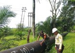 Jaga Objek Vital, Koramil 01/Dumai Bersama Security PHR Cek Jalur Pipa Minyak