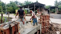 Tingkatkan Akses Warga, Pembangunan Jembatan Beton di Tanjung Penyembal Terus Berlanjut