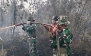 Babinsa Kodim Dumai Siaga Pasca Karhutla, Patroli dan Cooling Down Terus Digencarkan