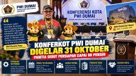 Konferkot PWI Dumai Digelar 31 Oktober, Panitia Sebut Persiapan Capai 98 Persen
