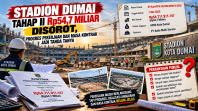Stadion Dumai Tahap II Rp54,7 Miliar Disorot, Progres Pekerjaan dan Masa Kontrak Jadi Tanda Tanya