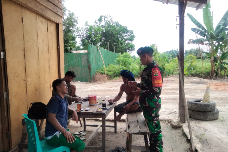 Tim SKK Migas Koramil 01 Dumai Tak Henti Lakukan Patroli Keamanan