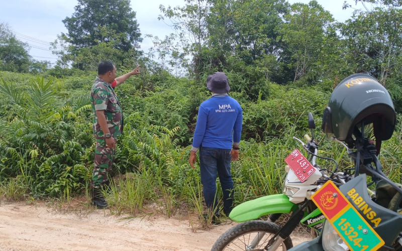 TNI Bersama Komduk dan Komcad Amankan Wilayah Dumai Lewat Patroli