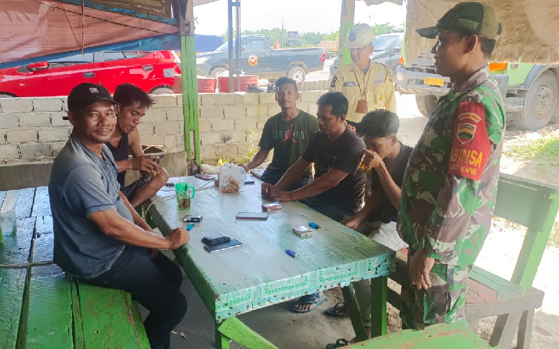 Penguatan Binter, Koramil 02 Patroli Pengamanan