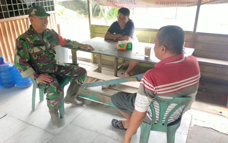 Personel Koramil 02/BK  Laksanakan Patroli Keamanan