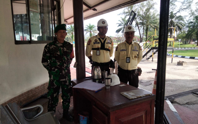 Babinsa Bumi Ayu dan SKK Migas Pembinaan Tetorial Binter