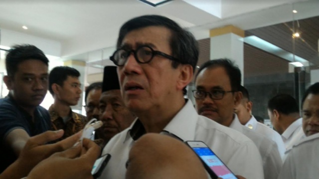 Berkunjung ke Riau, Menkumham : Senior Jangan Kotori CPNS yang Polos