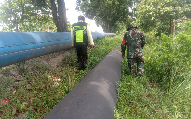 Serka Suandi Gandeng Security Pertamina, Patroli di Sekitar Pipa Minyak